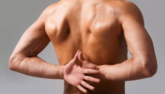 Dor de costas con osteocondrose torácica