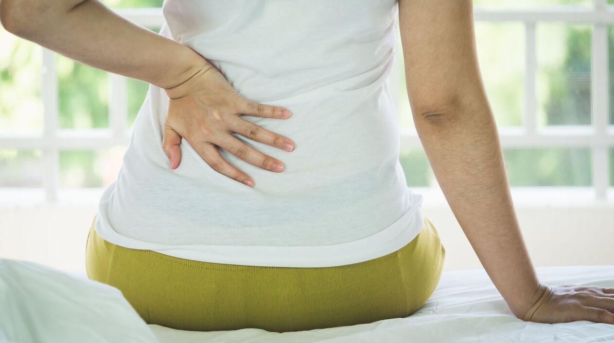 Síntomas de dor lumbar
